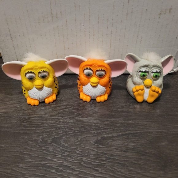 Furby Other - ❤️Vintage 1998 McDonalds Furby Toys Bundle Tiger Electronics Happy Meal Y2K